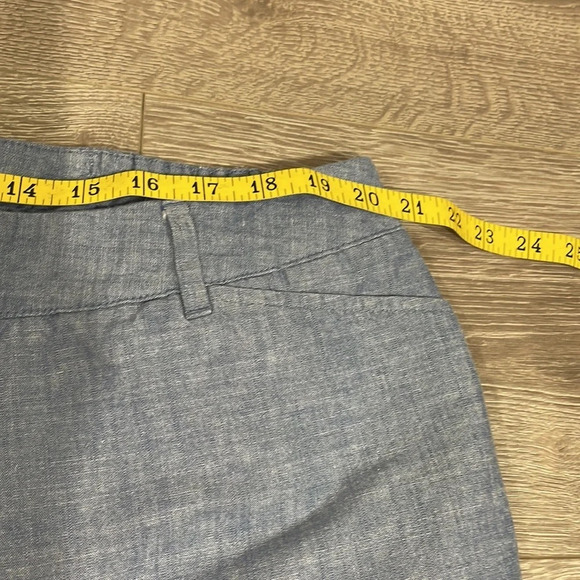 Talbots Perfect Crop Pant Chambray 22WP - Picture 10 of 14